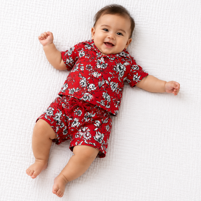 Waikiki Floral Resort Unisex Summer Set