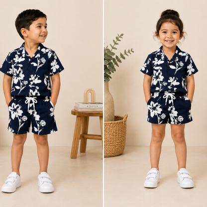 Honolulu Bloom Resort Unisex Summer Set