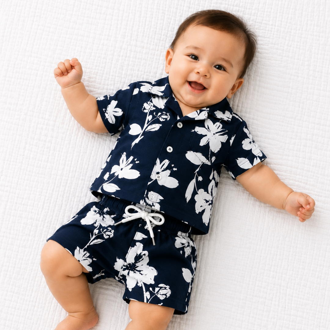 Honolulu Bloom Resort Unisex Summer Set