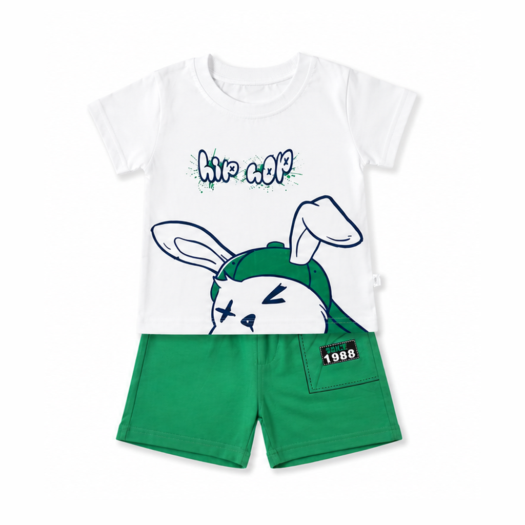Hip Hop baby shirt and shorts alternate view