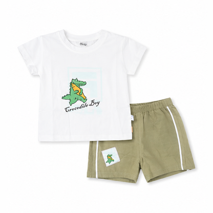 Croco Shirt and Shorts