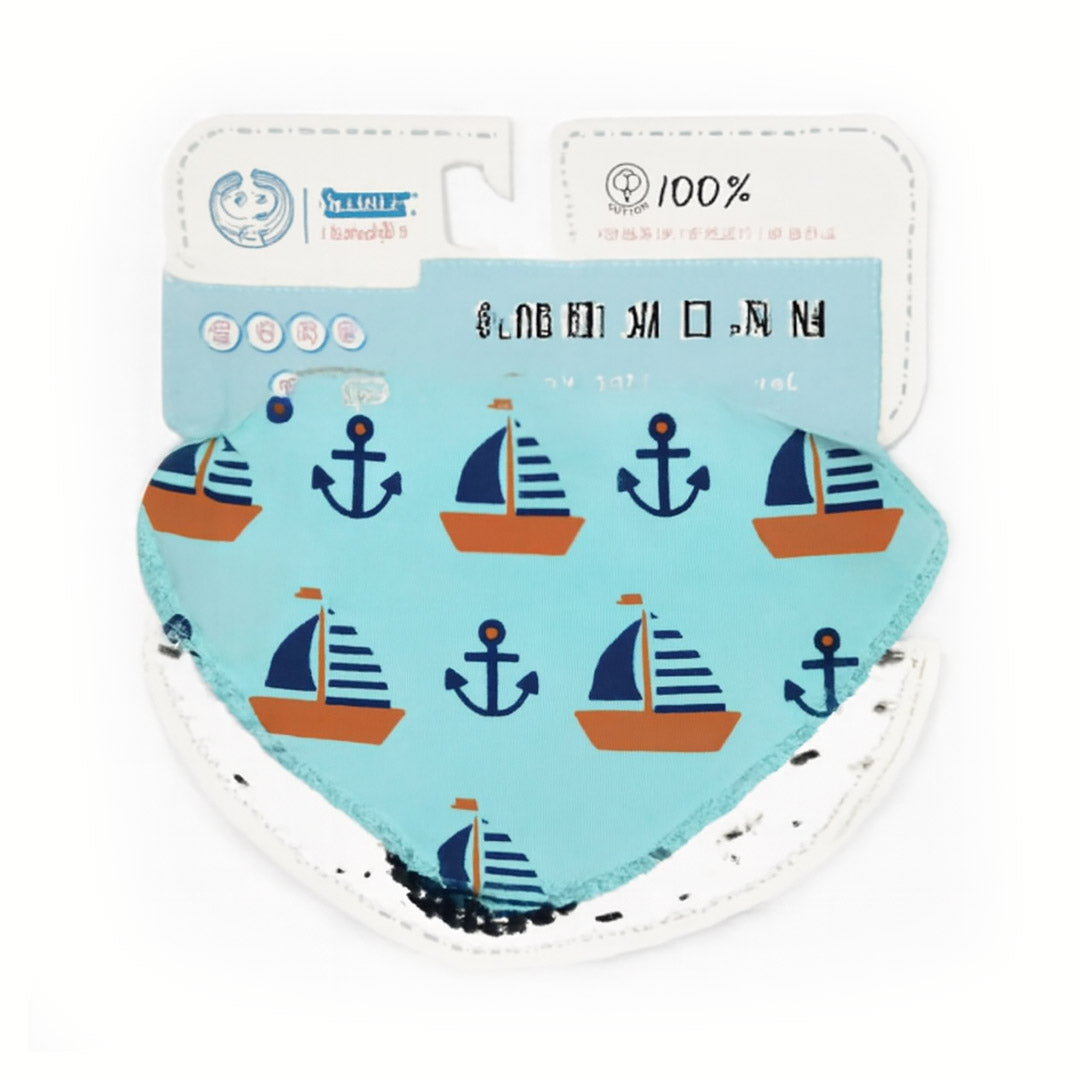 Sailor 2 Piece Cotton Terry Bib Set