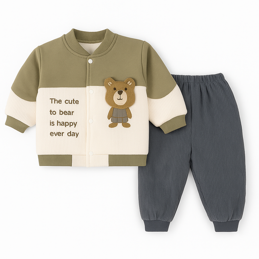 Warm Quilted Jacket with Pajama