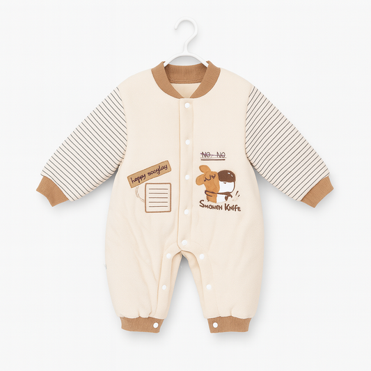 Happy Everyday Warm Quilted Romper