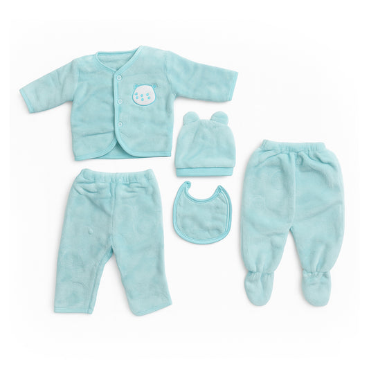 Plain Green 5 Piece Fleece Starter Set