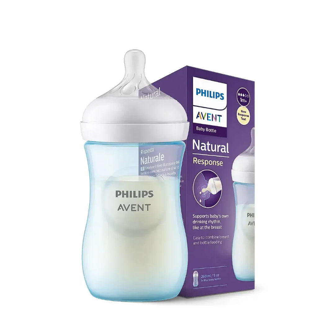 Philips Avent Natural 9oz 260ML Anti-Colic Baby Feeding Bottle (Plastic Bottle)