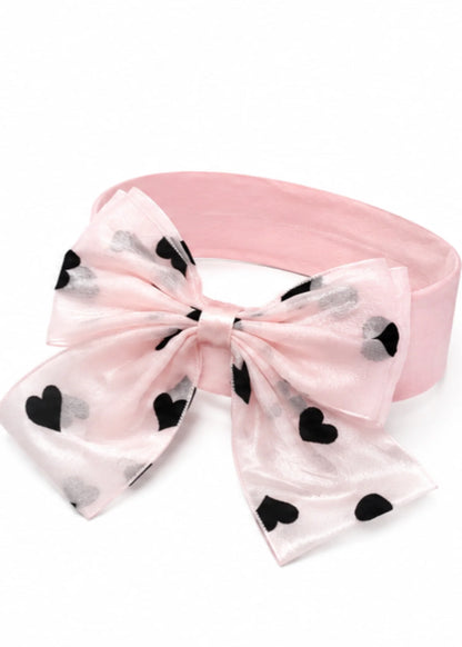 Sun Shine Hearts Girl Premium 2 Piece Headband & Clip Set