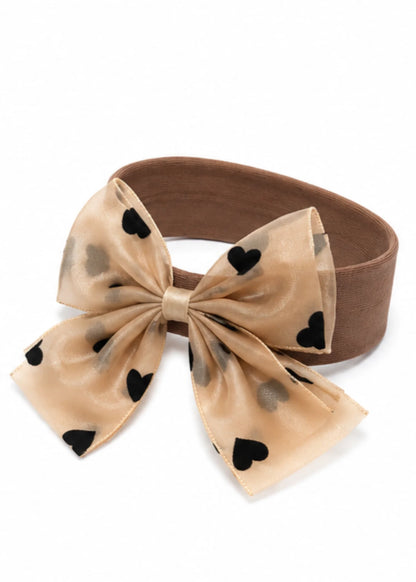 Sun Shine Hearts Girl Premium 2 Piece Headband & Clip Set