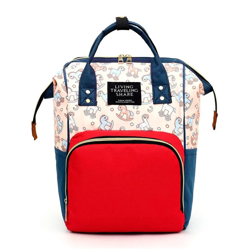 Baby Diaper Bag (Waterproof) Multicolor