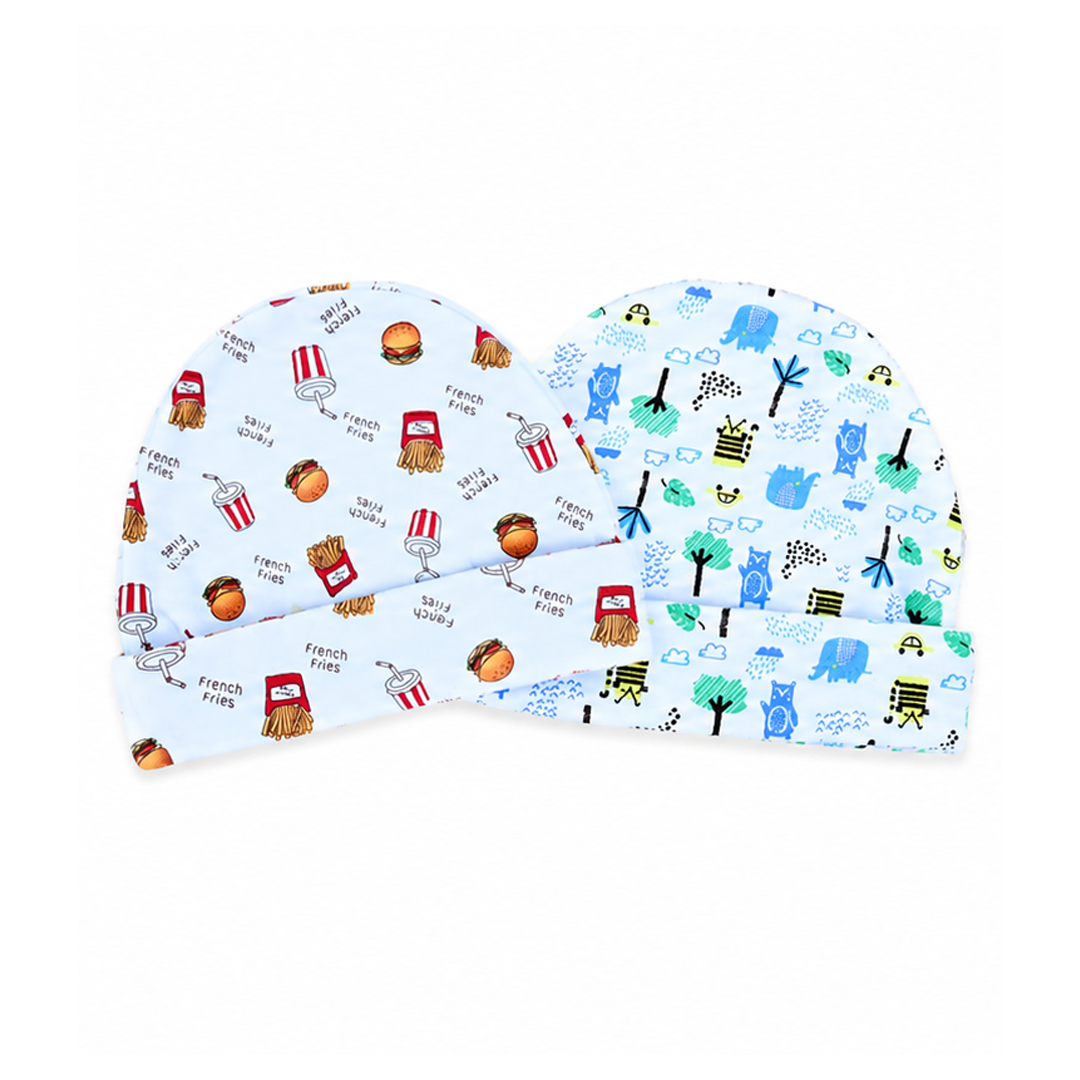 Pack of 2 Cotton Caps
