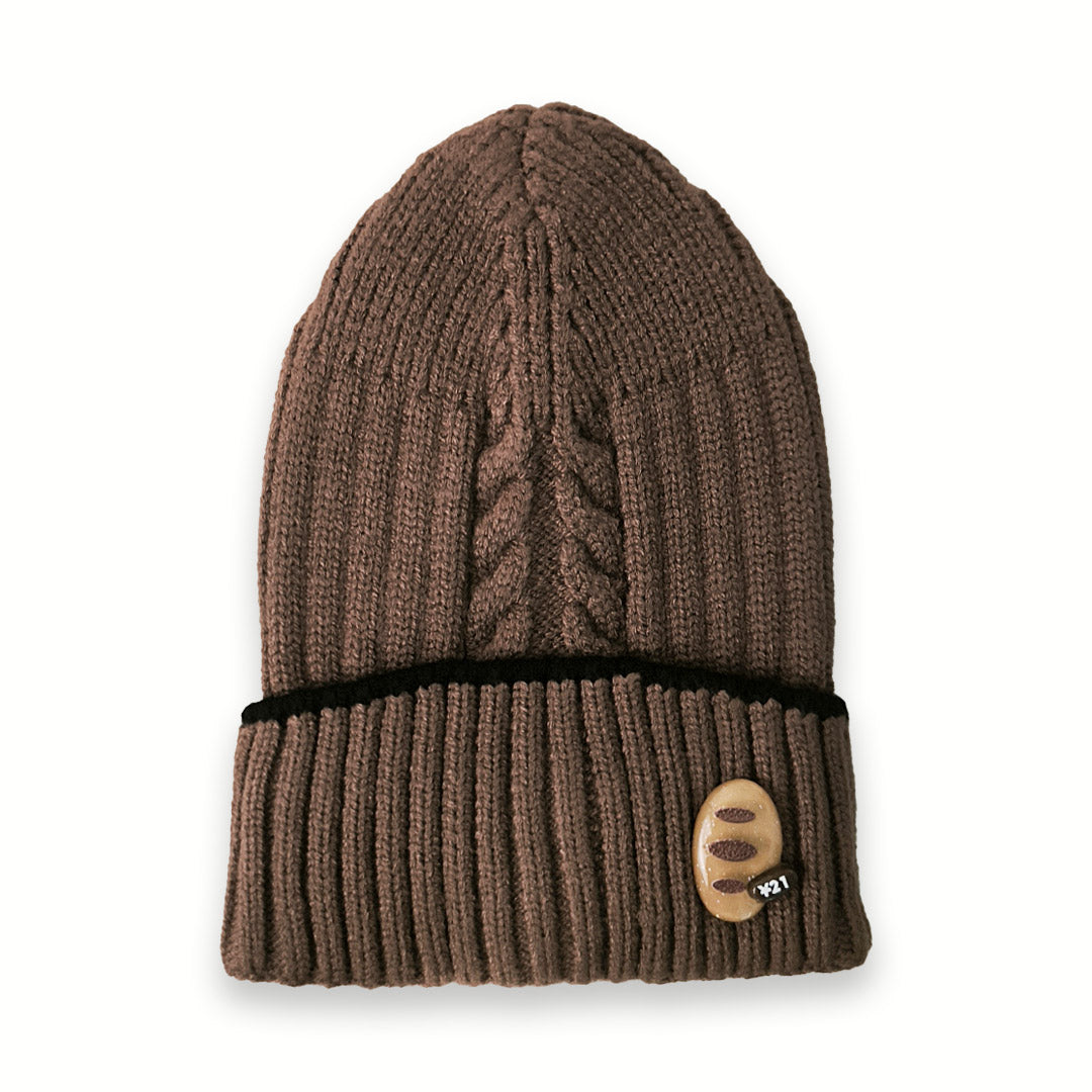 Multi Design Warm Wool Caps Beatle Brown