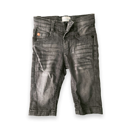 Grey Faded Denim Jeans