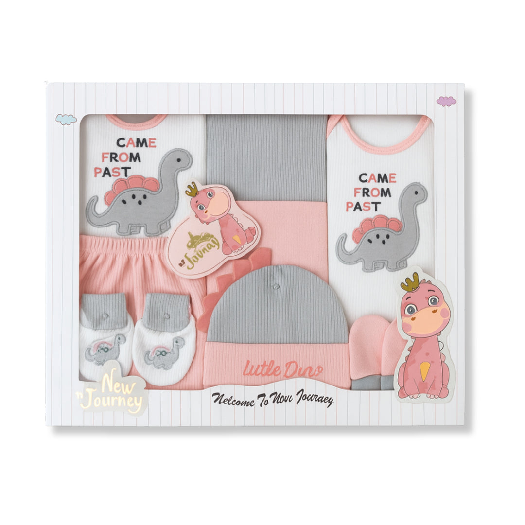 Dino 10 Piece Winter New Born Starter Set Gift Box