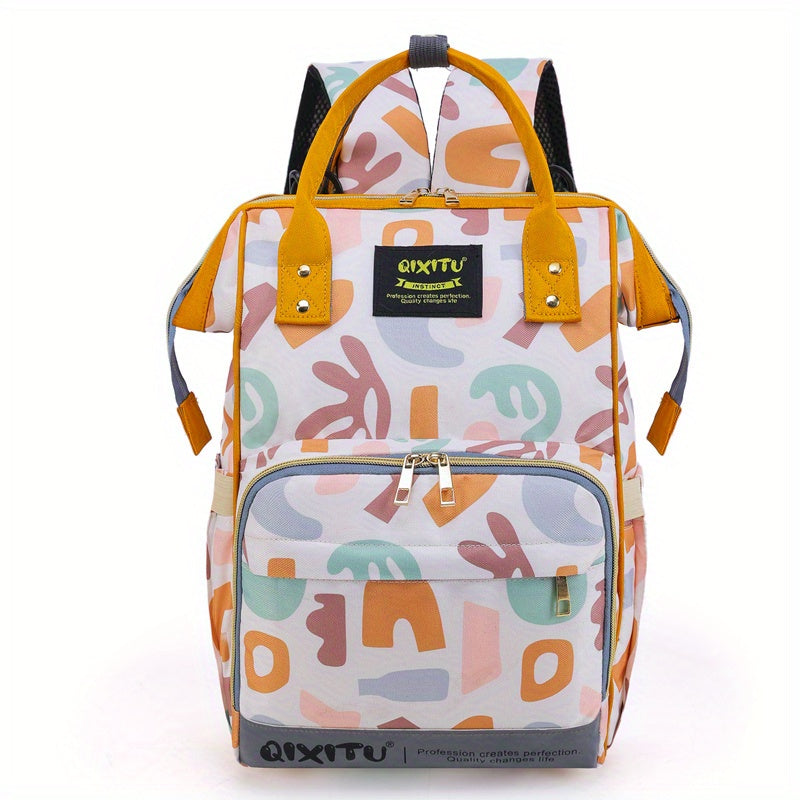 Qixitu Abstract Baby Diaper/Mother Maternity Bag