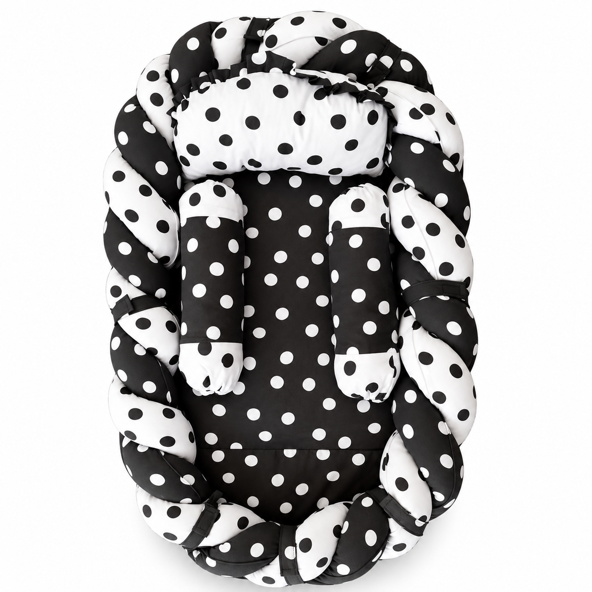 Polka Nest Luxe Baby Snuggle Bed Set