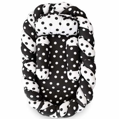 Polka Nest Luxe Baby Snuggle Bed Set