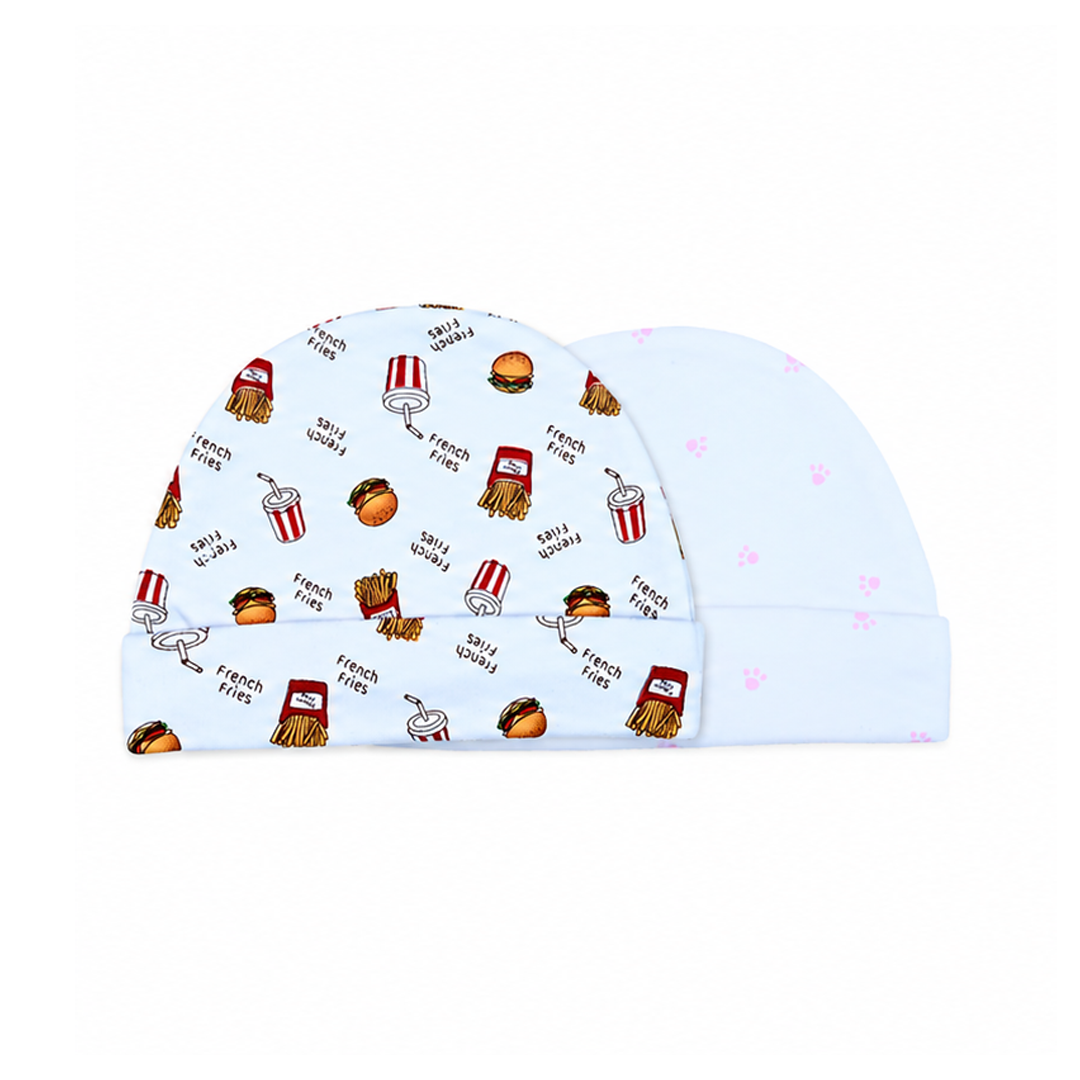 Pack of 2 Cotton Caps
