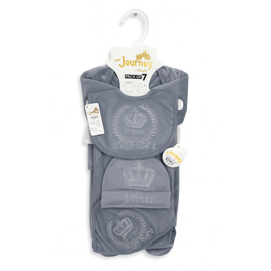 Prince 7 Piece Newborn Winter Velvet Starter Set