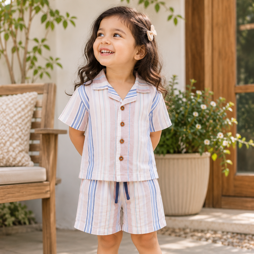 Harbour Stripe kids summer outfit alternate view