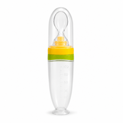 Baby Feeding Spoon Bottle with Wide Soft Nipple