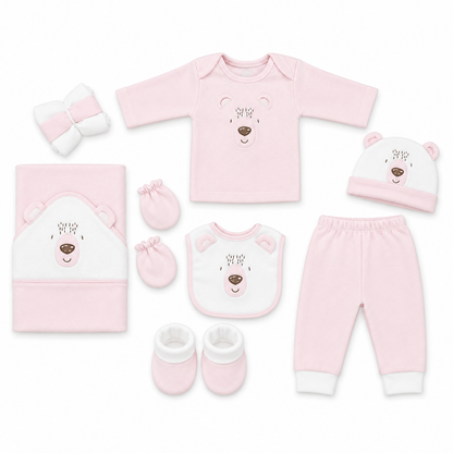 Bear 10-Piece Polar Fleece Winter Starter Set