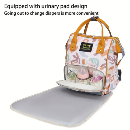 Qixitu Abstract Baby Diaper/Mother Maternity Bag