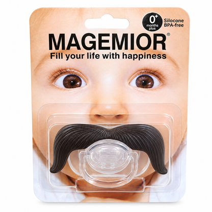 Mustache Orthodontic Silicone Baby Pacifier