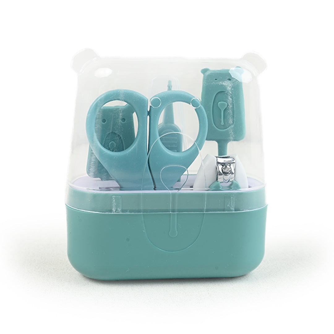 Bear Box 5 Pieces Grooming Baby Care Set Green
