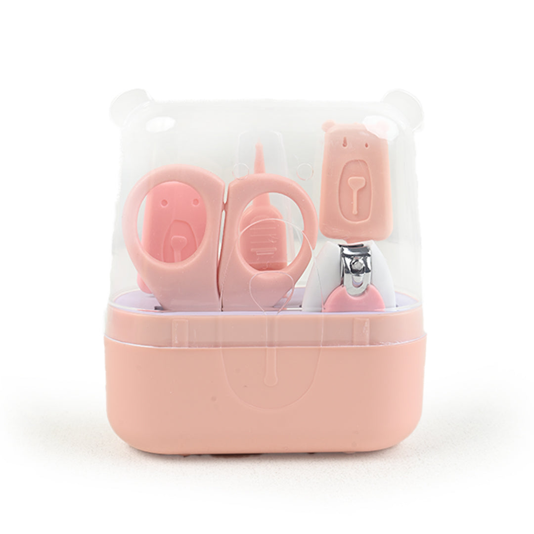 Bear Box 5 Pieces Grooming Baby Care Set Pink