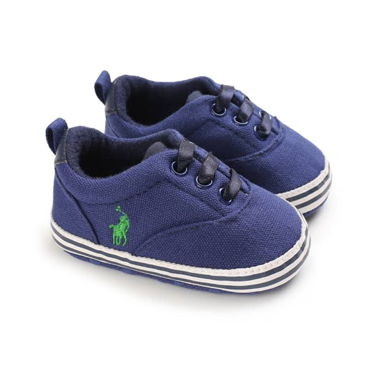 Blue Polo Baby Shoes