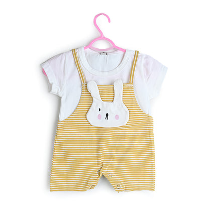 Bunny Lines Baby Romper 2