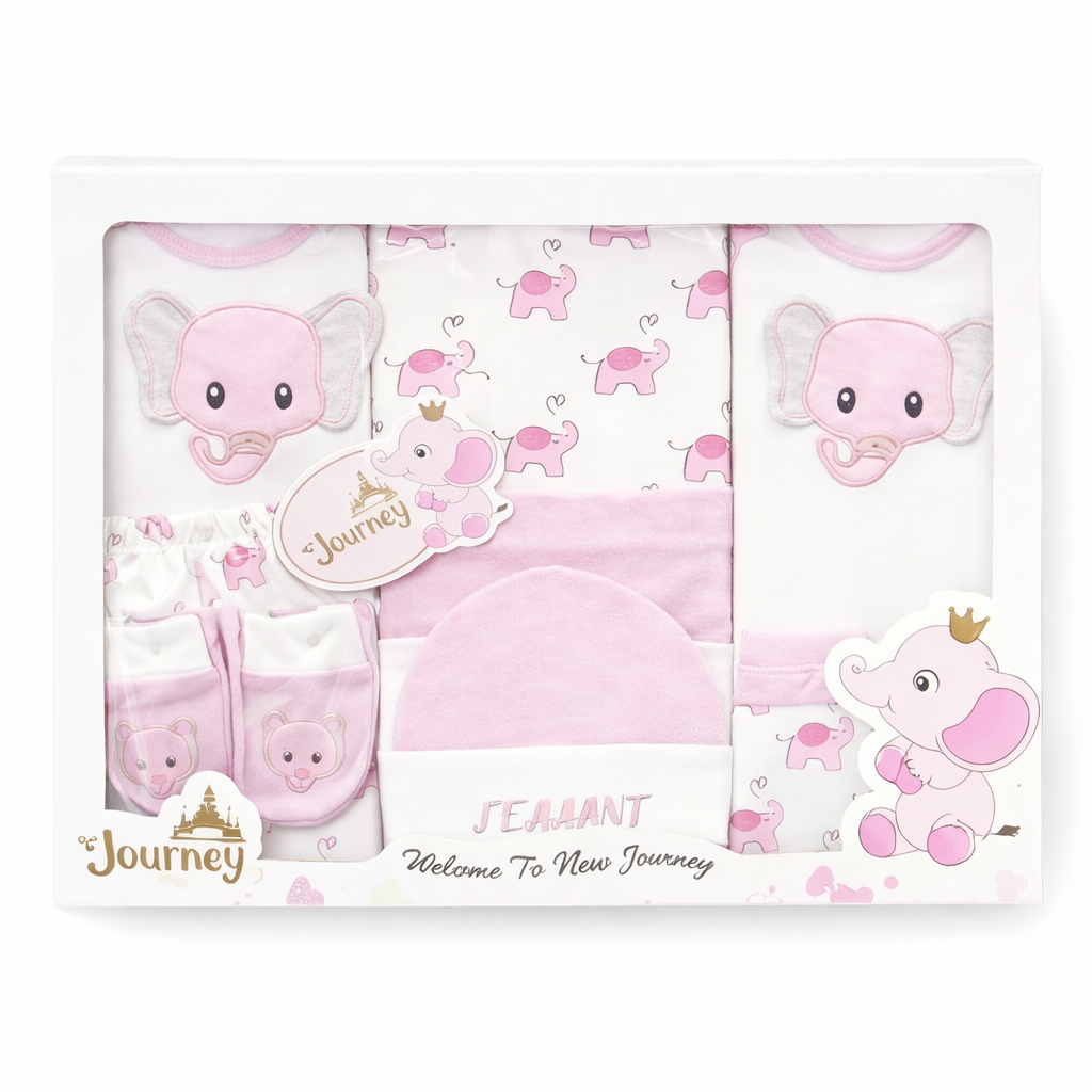 Elephant 10 Piece Girls Starter Set Gift Box