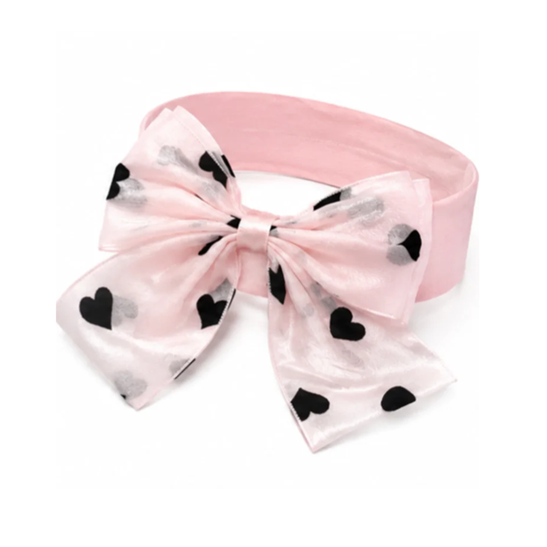 Sun Shine Hearts Girl Premium 2 Piece Headband & Clip Set