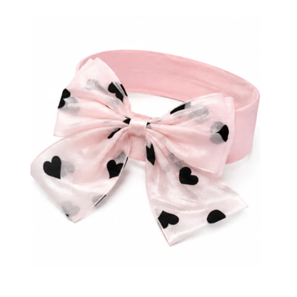 Sun Shine Hearts Girl Premium 2 Piece Headband & Clip Set
