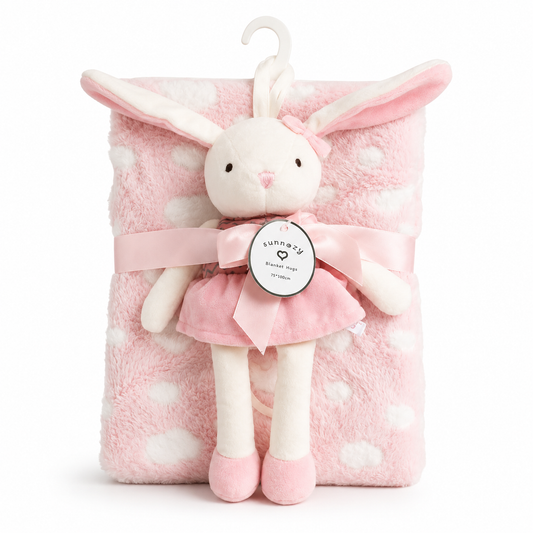 Bunny Security Blanket Set