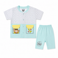 Plain Bear cotton summer baby night suit