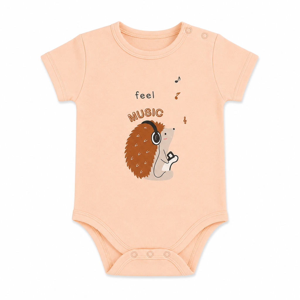 Porcupine premium baby bodysuit alternate view