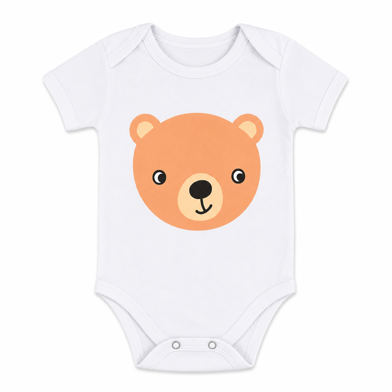Smiley Bear Economical Bodysuit