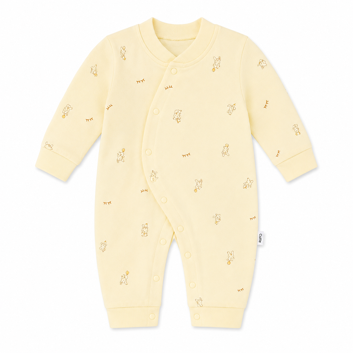 Party Bear premium cotton baby romper alternate view
