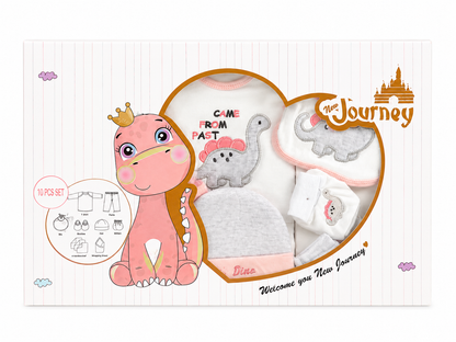 Dino 10 Piece Unisex Starter Set Gift Box