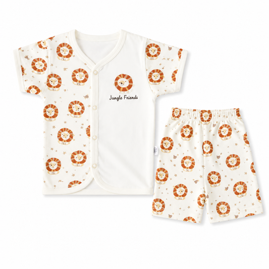 Jungle Cotton Night Suit