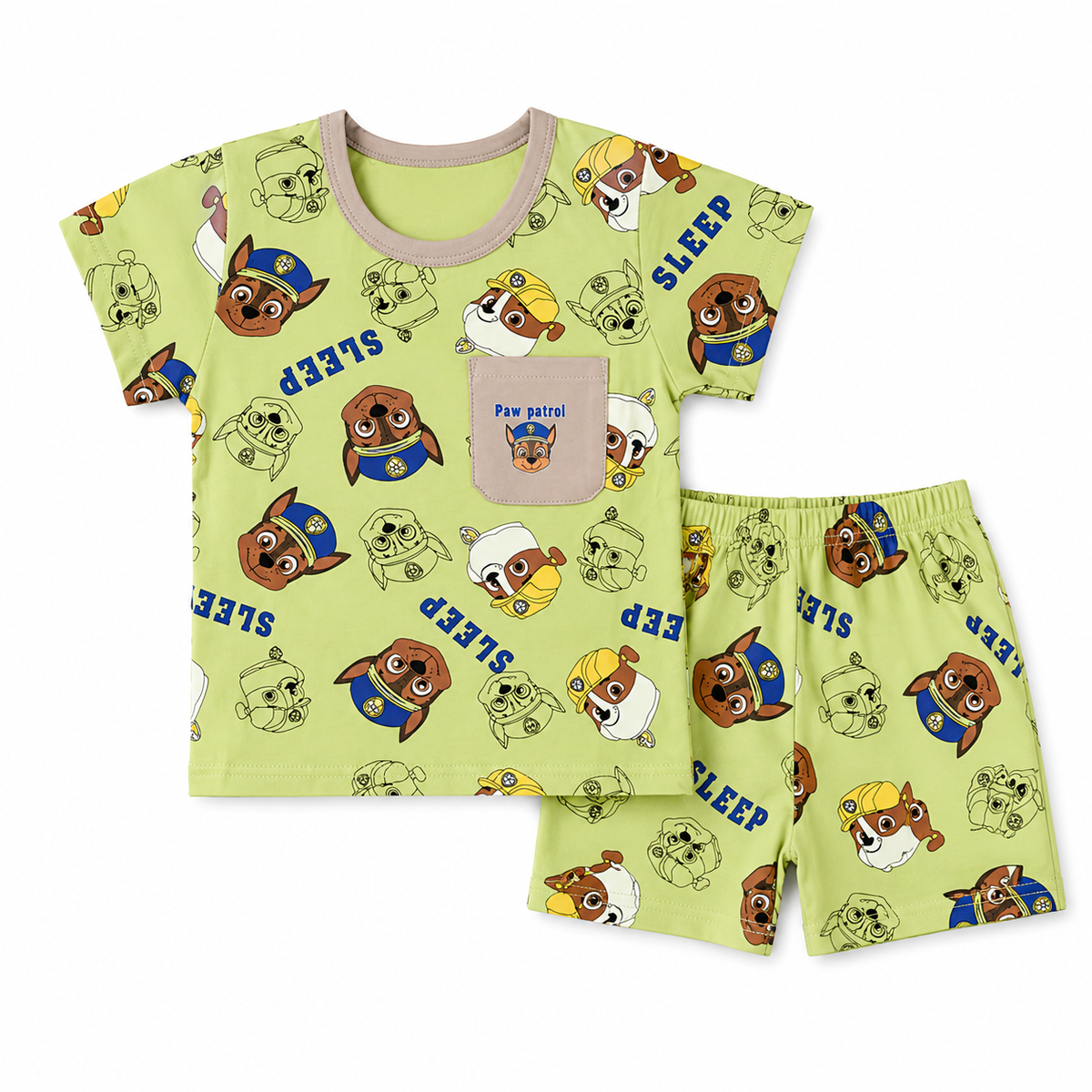 Paw Patrol round neck baby night suit