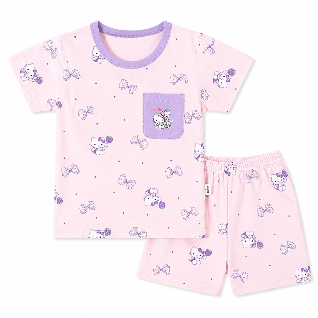 Hello Kitty Round Neck Night Suit