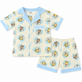 Squirrel button-down baby night suit
