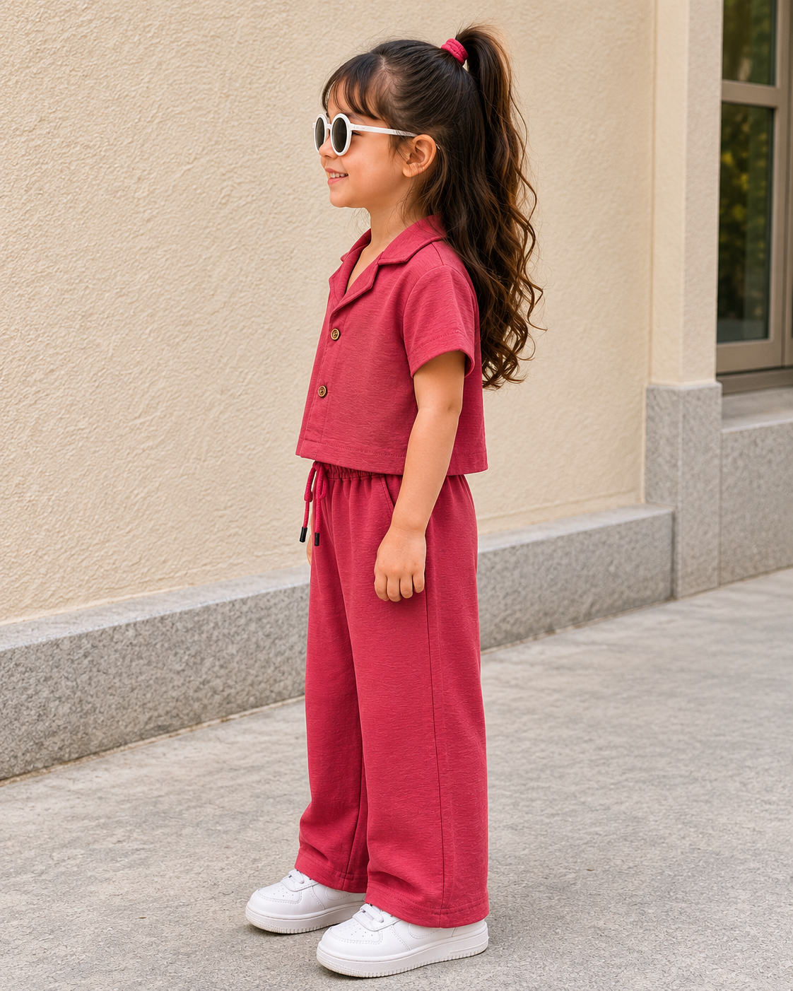 Amora Lounge Co-ord Set Berry Rose | Little Escape 2026
