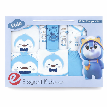 Elegant Penguin 12 Piece Unisex Starter Set Gift Box