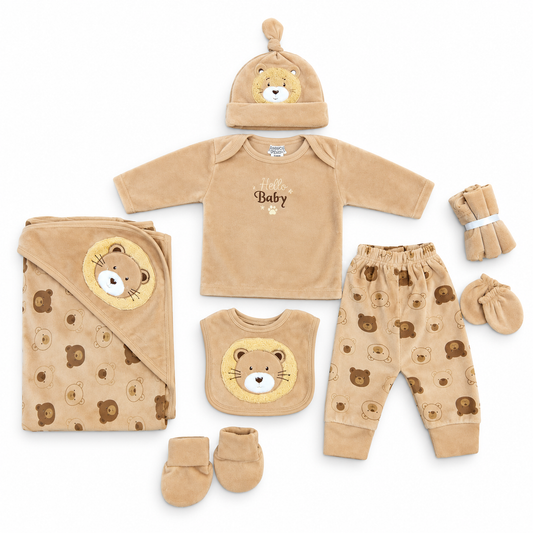Little Lion Corduroy 11-Piece Newborn Winter Starter Set