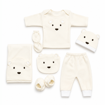 Bear Polar Fleece Winter Starter Set – 7 Piece