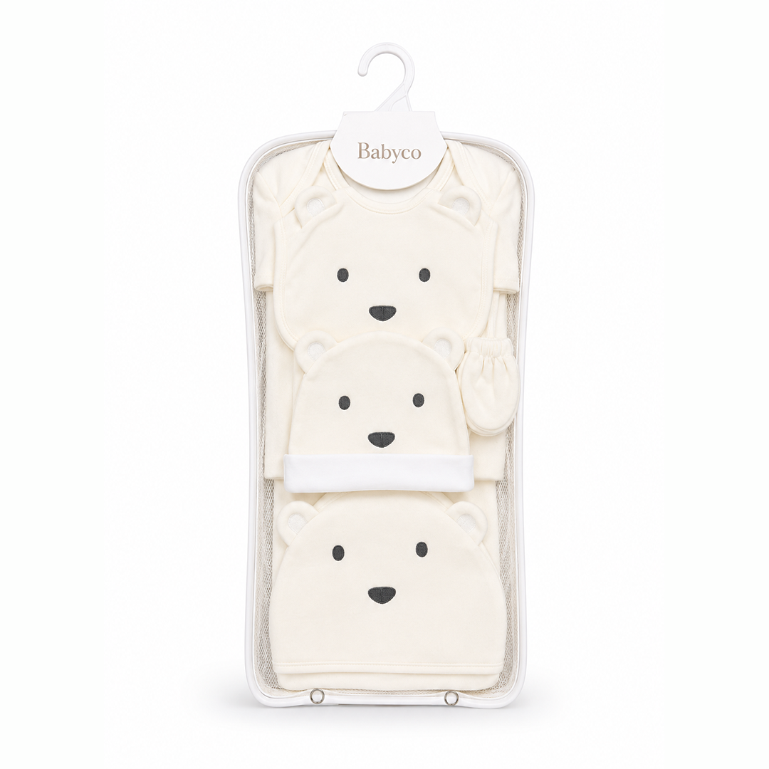 Bear Polar Fleece Winter Starter Set – 7 Piece