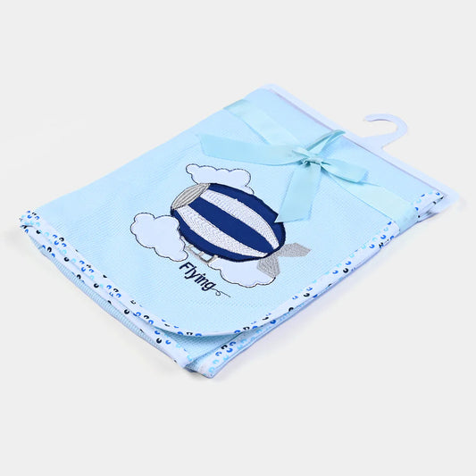 Air Balloon Premium Quality Knitted Cotton Baby Wrapping And Receiving Sheet